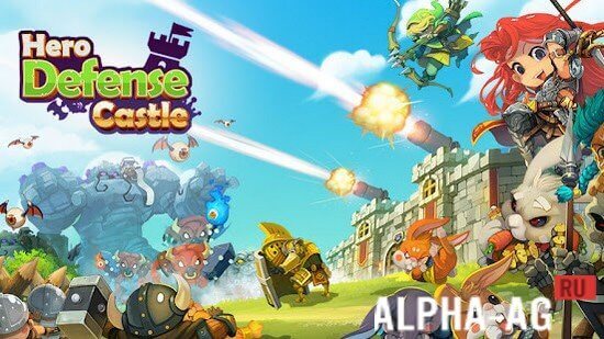 Взломанный Hero Defense Castle screenshot 1