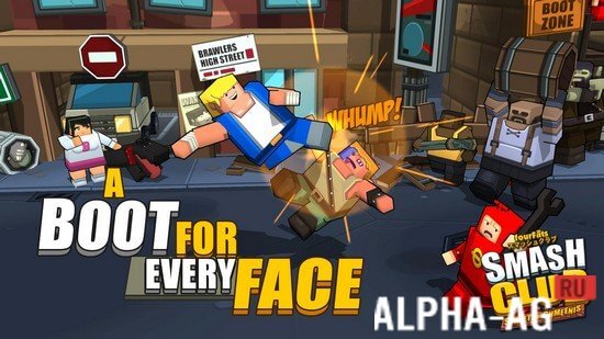 Взломанный Smash Club: Arcade Brawler screenshot 2