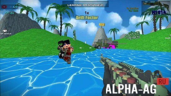 Взломанный Blocky Combat SWAT Desert War screenshot 2