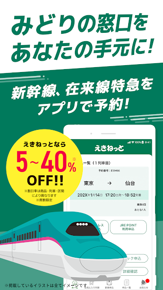 えきねっとﾁｹﾚｽ