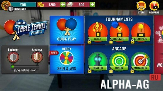 World Table Tennis Champs screenshot 2