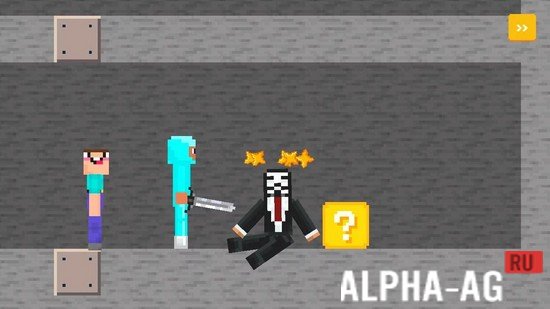 Нубик против Про против Читера 4: Лаки Блок screenshot 5