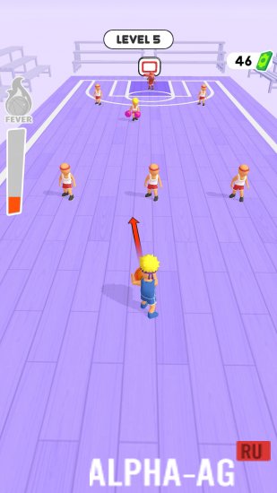 Взломанный Basket Hero screenshot 2