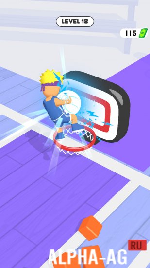 Взломанный Basket Hero screenshot 4