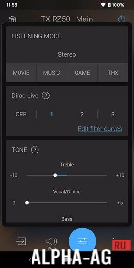 Onkyo Controller screenshot 3