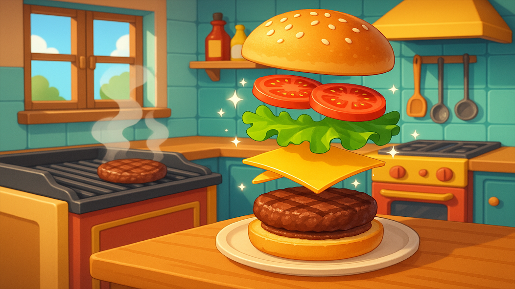 Kitchen Set Sim Cooking Games screenshot 1