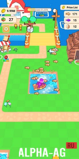 Взломанный Fishery Tycoon screenshot 3