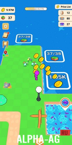 Взломанный Fishery Tycoon screenshot 4