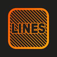 Lines Square - Neon icon Pack 1.7