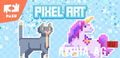 Pixel coloring games for kids