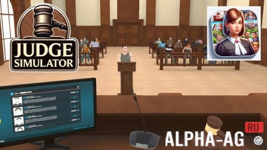 Взломанная Judge Simulator Justices & Law screenshot 1