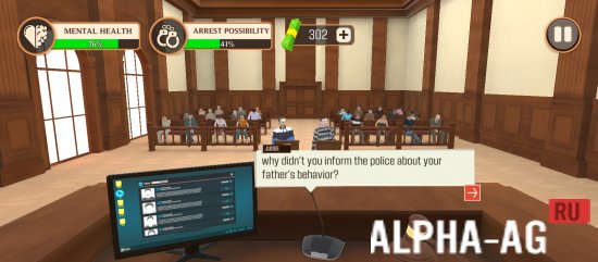 Взломанная Judge Simulator Justices & Law screenshot 2