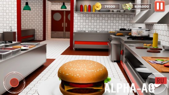 Взломанная Fast Food Restaurant Simulator screenshot 3