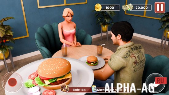 Взломанная Fast Food Restaurant Simulator screenshot 4
