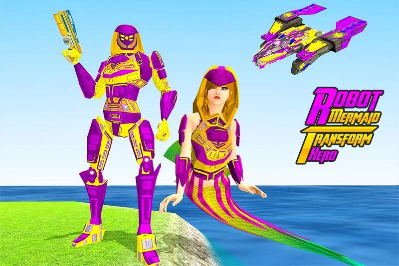 Mermaid Transforming Robot screenshot 2