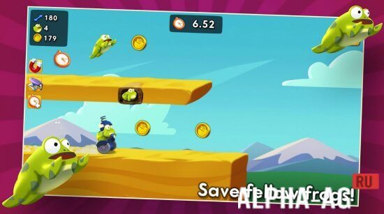 Взломанный Ride With the Frog screenshot 3