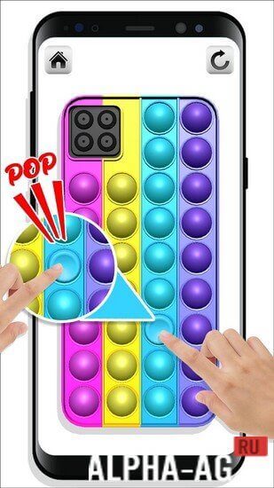 Pop it popop fidget toys push poppet anti anxiety screenshot 2