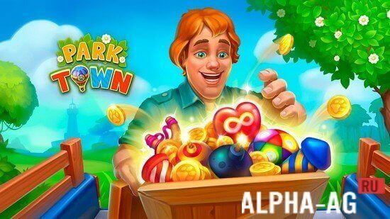 Park Town: Три в ряд на русском screenshot 1