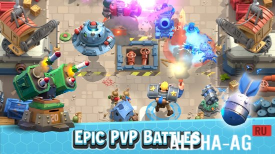 Rebel Bots: Epic War PvP RTS screenshot 3