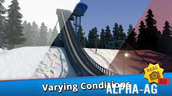 Взломанный Ski Jumping 2024 screenshot 2