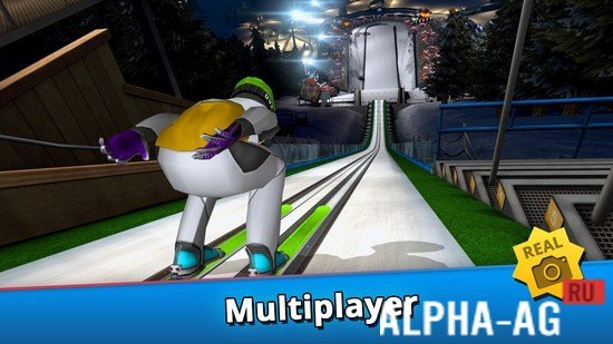 Взломанный Ski Jumping 2024 screenshot 3