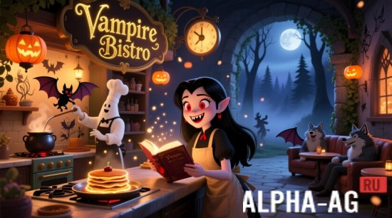 Взломанная Vampire Bistro screenshot 1