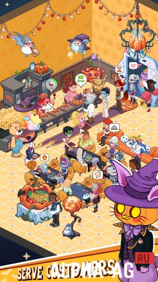 Взломанная Vampire Bistro screenshot 3