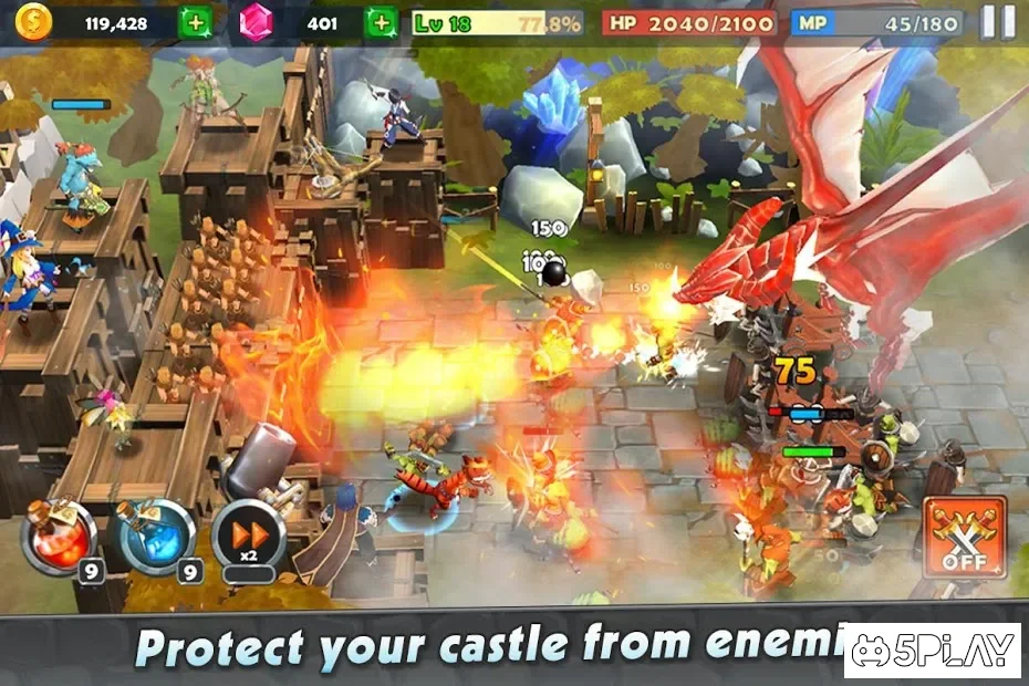 Castle Rush: Hero defender & Idle defense