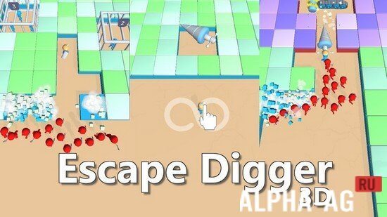 Escape Digger 3D screenshot 1