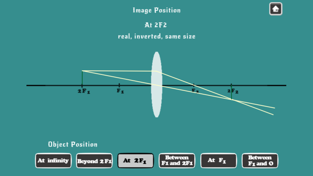 Concave and convex lenses game