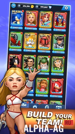 Взломанная SEGA Heroes screenshot 4
