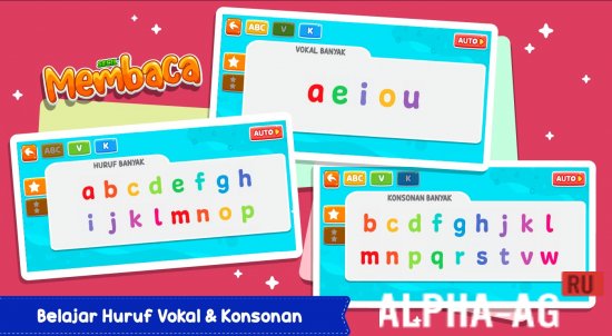 Взломанная Belajar Membaca Tanpa Mengeja screenshot 3