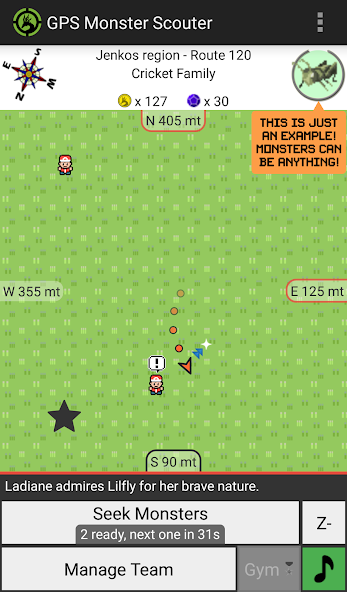 GPS Monster Scouter