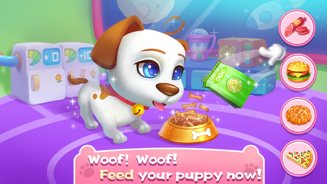 Space Puppy - Feeding & Raising Game screenshot 4