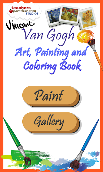 Vincent van Gogh Coloring Book screenshot 1