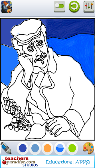 Vincent van Gogh Coloring Book screenshot 3