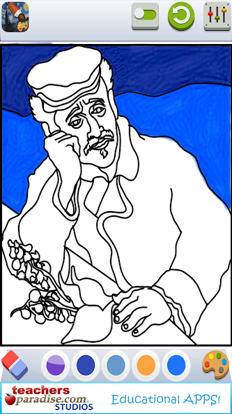Vincent van Gogh Coloring Book screenshot 5