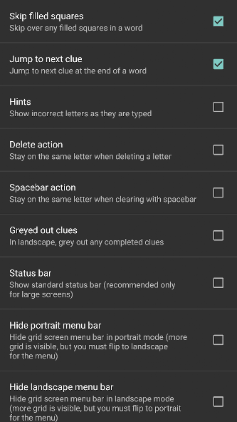 Cryptic Crossword Lite screenshot 5