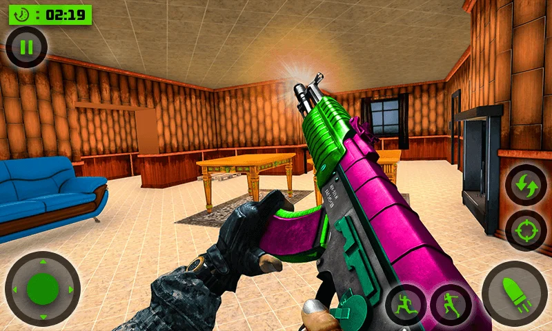 House Destruction Smash Destroy House FPS Shooting