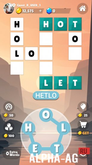 Взломанная WordCrush screenshot 5
