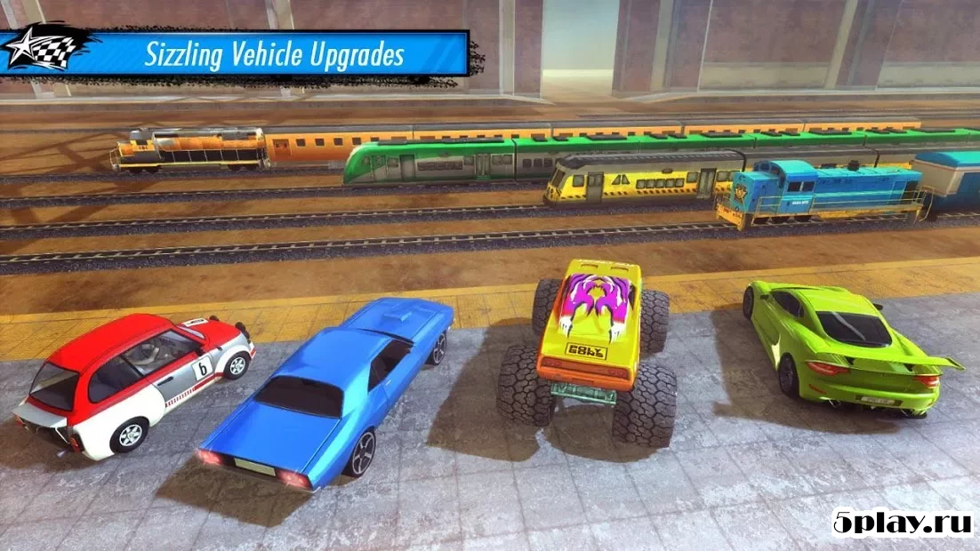 Train vs Car Racing 3D