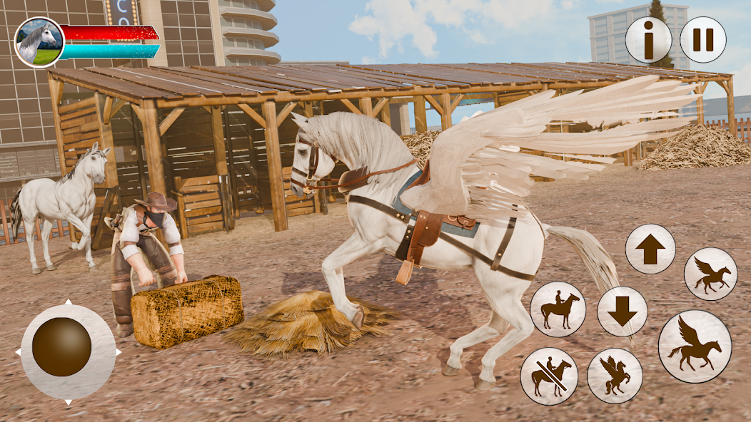Flying Horse Taxi Transport