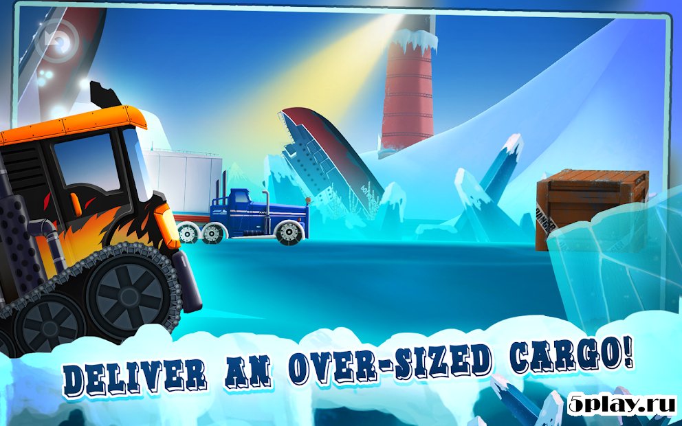 Ice Road Truck Driving Race