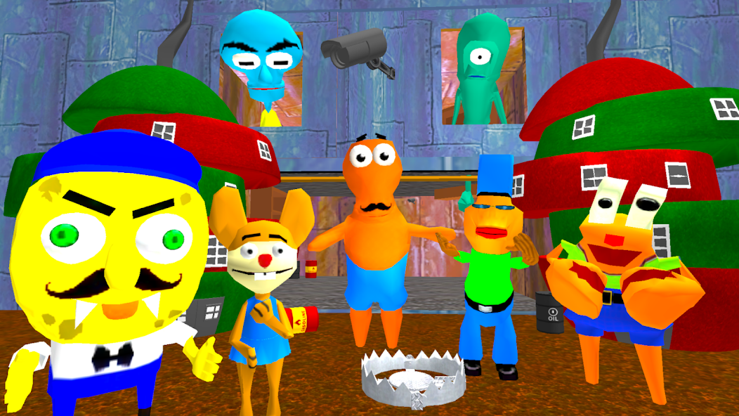 Sponge Neighbor Escape