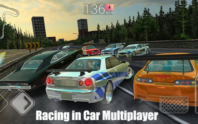 Racing in Car Multiplayer