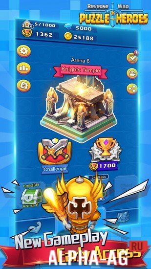 Взломанный Puzzle Heroes screenshot 3