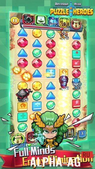 Взломанный Puzzle Heroes screenshot 4