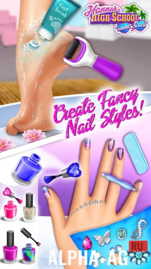 Взломанная Hannah Highschool Summer Crush screenshot 5