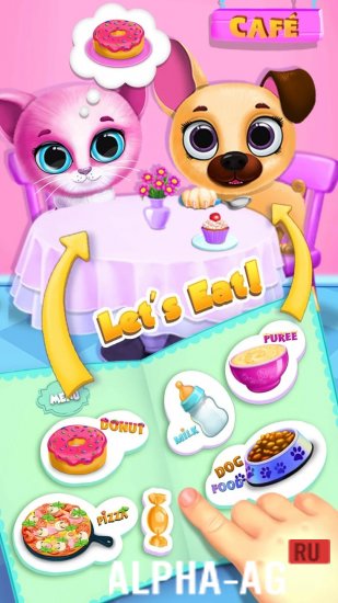 Взломанная Kiki & Fifi Pet Hotel screenshot 4