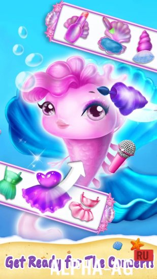 Взломанная Sweet Baby Girl Mermaid Life screenshot 5
